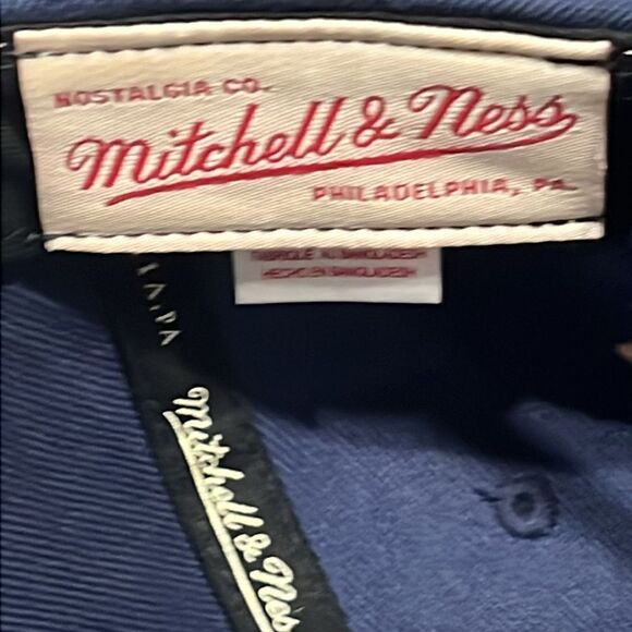 🏀 Vintage Throwback GOLDEN STATE WARRIORS NBA Mitchell&Ness Snapback Flat - NEW - Picture 10 of 10